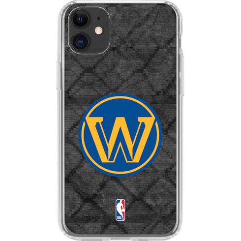 NBA Golden State Warriors Dark Rust iPhone 11 Clear Case