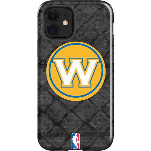 NBA Golden State Warriors Dark Rust iPhone 12 Impact Case