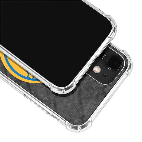 NBA Golden State Warriors Dark Rust iPhone 12 Mini Clear Case