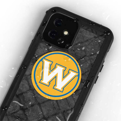 NBA Golden State Warriors Dark Rust iPhone 12 Mini Waterproof Case