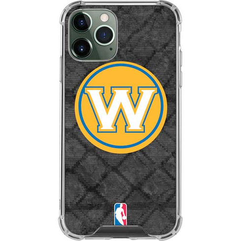 NBA Golden State Warriors Dark Rust iPhone 12 Pro Clear Case