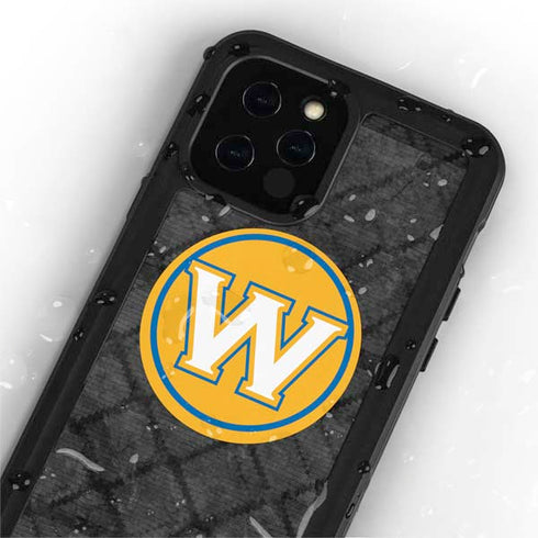 NBA Golden State Warriors Dark Rust iPhone 12 Pro Waterproof Case