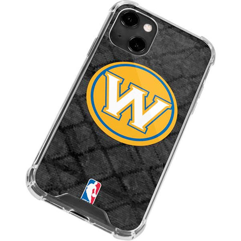 NBA Golden State Warriors Dark Rust iPhone 14 Clear Case