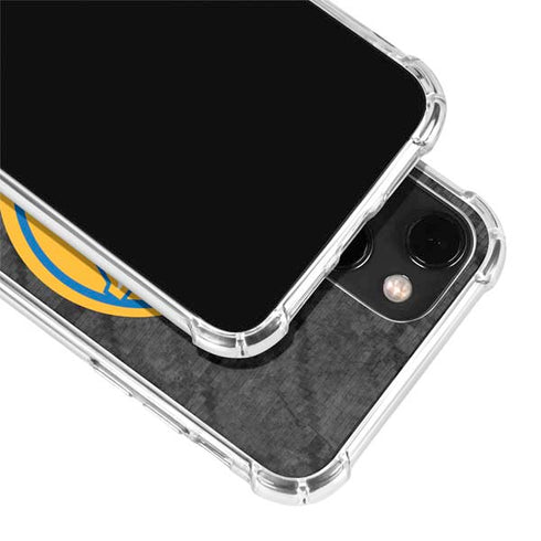 NBA Golden State Warriors Dark Rust iPhone 14 Plus Clear Case