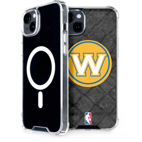 NBA Golden State Warriors Dark Rust iPhone 15 Plus MagSafe Case