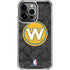 NBA Golden State Warriors Dark Rust iPhone 14 Pro Clear Case