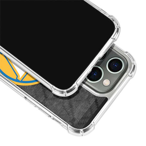 NBA Golden State Warriors Dark Rust iPhone 15 Pro Clear Case