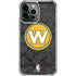 NBA Golden State Warriors Dark Rust iPhone 14 Pro Max Clear Case