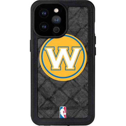 NBA Golden State Warriors Dark Rust iPhone 14 Pro Max Waterproof Case