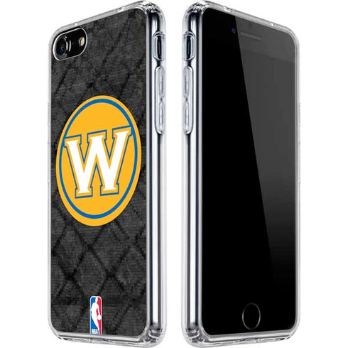 NBA Golden State Warriors Dark Rust iPhone SE (2nd & 3rd Gen) Clear Case