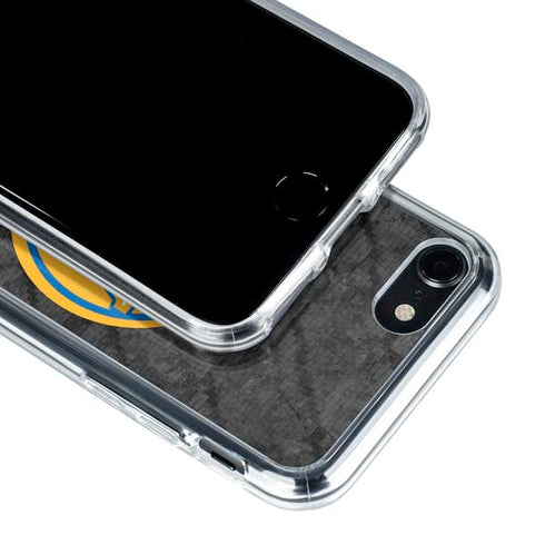 NBA Golden State Warriors Dark Rust iPhone SE (2nd & 3rd Gen) Clear Case