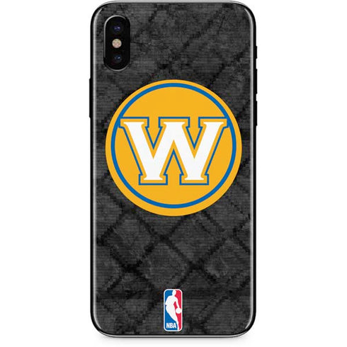 NBA Golden State Warriors Dark Rust iPhone X Skin