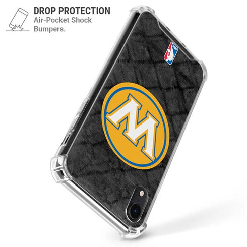 NBA Golden State Warriors Dark Rust iPhone XR Clear Case