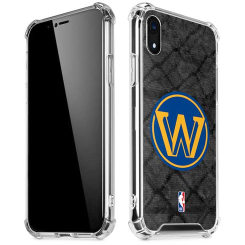 NBA Golden State Warriors Dark Rust iPhone XR Clear Case