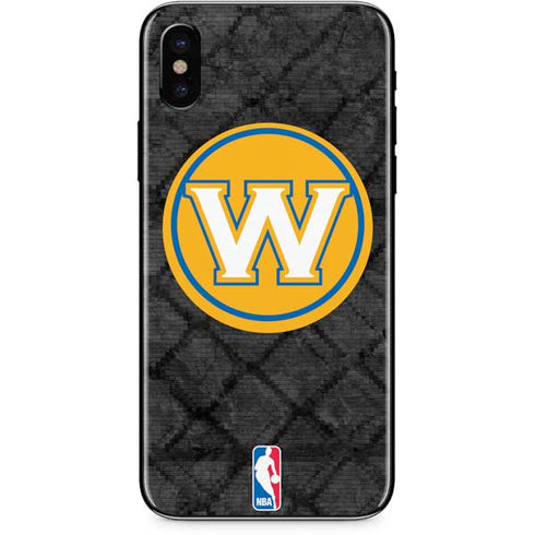 NBA Golden State Warriors Dark Rust iPhone XS Skin