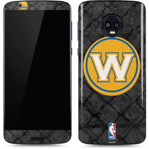 NBA Golden State Warriors Dark Rust Moto G6 Skin