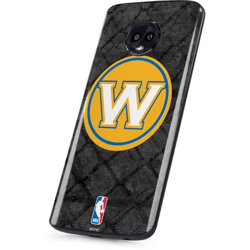 NBA Golden State Warriors Dark Rust Moto G6 Skin