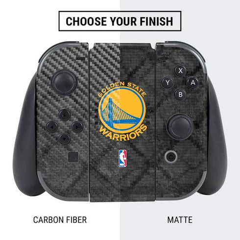 NBA Golden State Warriors Dark Rust Nintendo Switch Bundle Skin