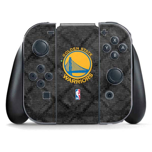 NBA Golden State Warriors Dark Rust Nintendo Switch (2017-2021) Joy-Con Controller Skin