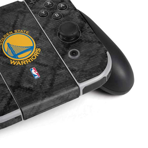 NBA Golden State Warriors Dark Rust Nintendo Switch OLED (2021) Skin