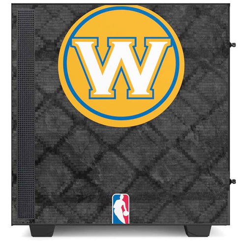 NBA Golden State Warriors Dark Rust NZXT H510 Compact ATX Mid-Tower Case Skin