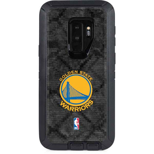 NBA Golden State Warriors Dark Rust Otterbox Defender Galaxy Skin