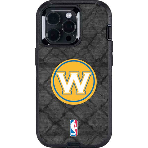 NBA Golden State Warriors Dark Rust Otterbox Defender iPhone Skin