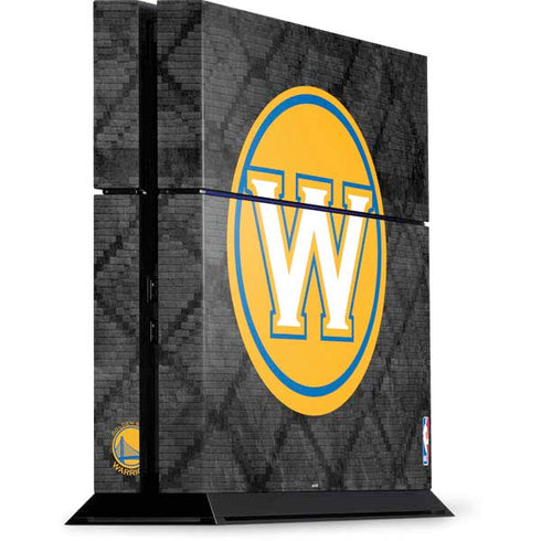 NBA Golden State Warriors Dark Rust PS4 Console Skin