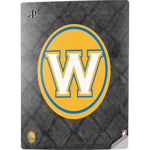NBA Golden State Warriors Dark Rust PS5 Digital Edition Console Skin
