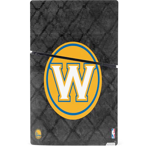 NBA Golden State Warriors Dark Rust PS5 Slim Digital Edition Bundle Skin