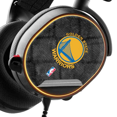 NBA Golden State Warriors Dark Rust SteelSeries Arctis 5 Skin
