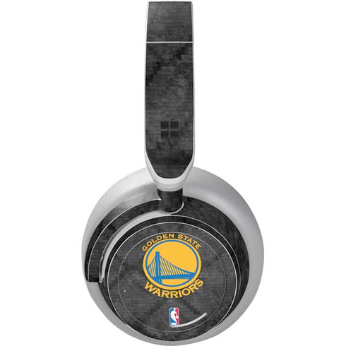 NBA Golden State Warriors Dark Rust Surface Headphones Skin