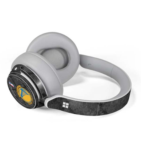 NBA Golden State Warriors Dark Rust Surface Headphones Skin
