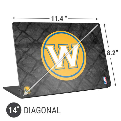 NBA Golden State Warriors Dark Rust Universal Laptop 14in (11.4 x 8.2in) Skin
