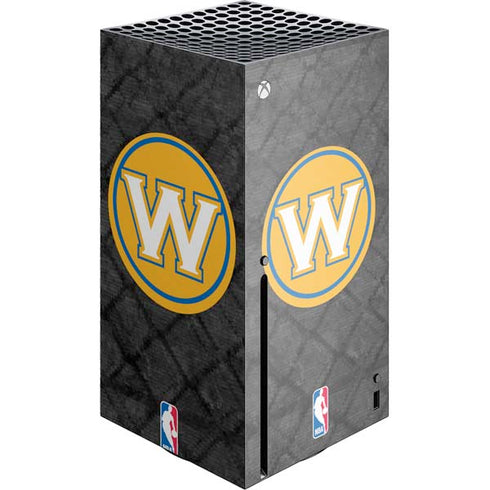 NBA Golden State Warriors Dark Rust Xbox Series X Console Skin