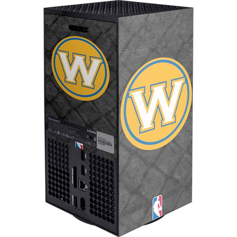 NBA Golden State Warriors Dark Rust Xbox Series X Console Skin