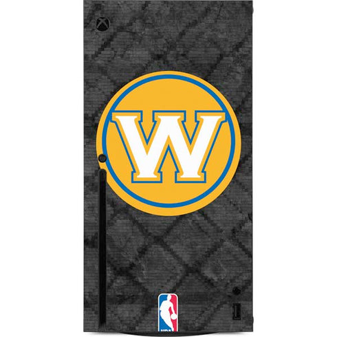 NBA Golden State Warriors Dark Rust Xbox Series X Console Skin