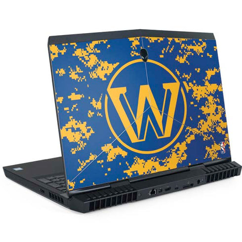 NBA Golden State Warriors Digi Camo Dell Alienware Skin