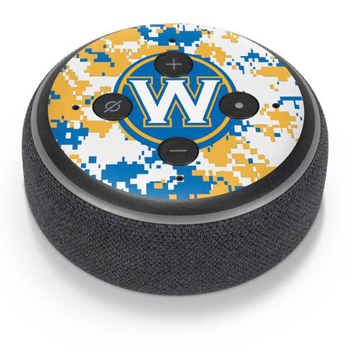 NBA Golden State Warriors Digi Camo Amazon Echo Dot Skin