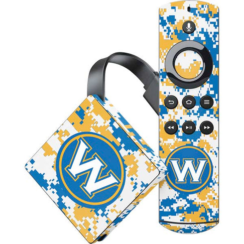 NBA Golden State Warriors Digi Camo Amazon Fire TV Skin