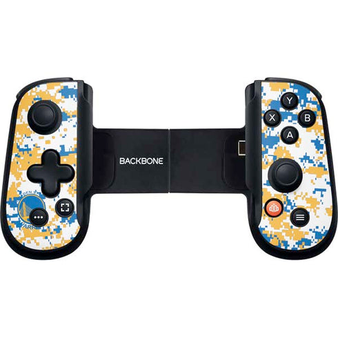 NBA Golden State Warriors Digi Camo Backbone One for iPhone Game Controller Skin