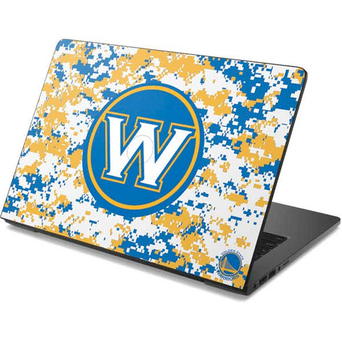 NBA Golden State Warriors Digi Camo Dell Chromebook Skin