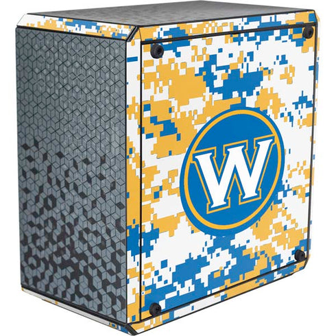 NBA Golden State Warriors Digi Camo Cooler Master MasterBox Q300L Mini Tower Skin