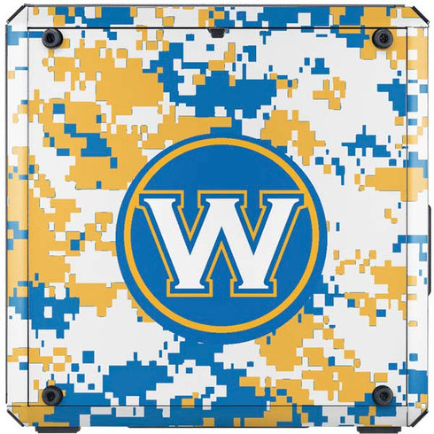 NBA Golden State Warriors Digi Camo Cooler Master MasterBox Q300L Mini Tower Skin