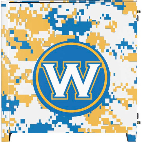 NBA Golden State Warriors Digi Camo Corsair 4000D Tempered Glass Mid-Tower ATX Case Skin