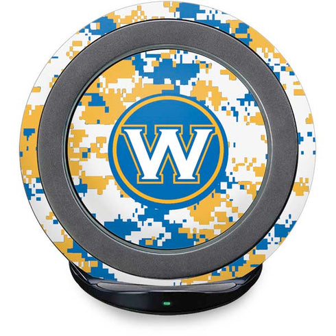 NBA Golden State Warriors Digi Camo Fast Charge Wireless Charging Stand Skin