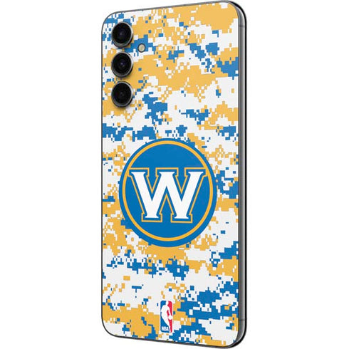 NBA Golden State Warriors Digi Camo Galaxy A14 5G Skin