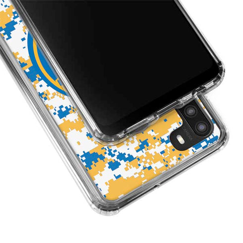 NBA Golden State Warriors Digi Camo Galaxy A21 Clear Case