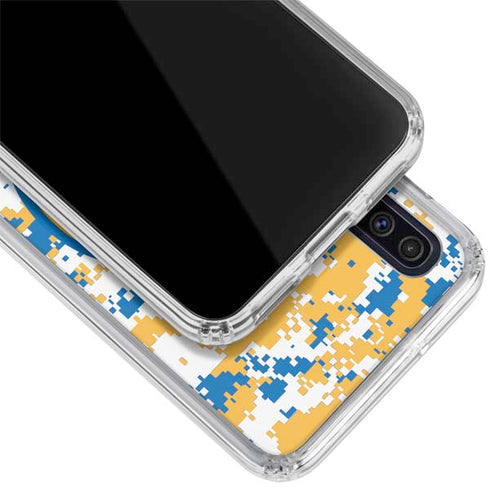 NBA Golden State Warriors Digi Camo Galaxy A50 Clear Case