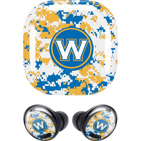 NBA Golden State Warriors Digi Camo Galaxy Buds Pro Skin